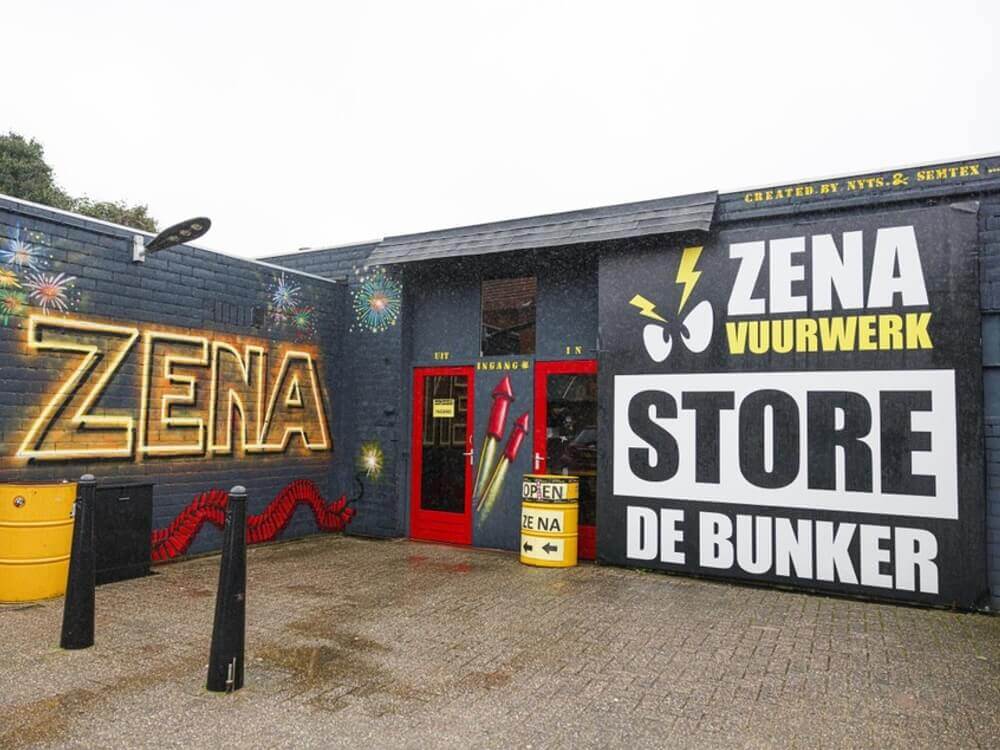 Winkel Zena vuurwerk de Bunker Baarle Hertog Vuurwerk nieuws 2024