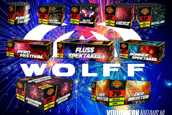 Der Hammer Wolff vuurwerk 2024 Duits vuurwerk Feuerwerk