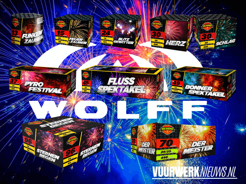 Der Hammer Wolff vuurwerk 2024 Duits vuurwerk Feuerwerk