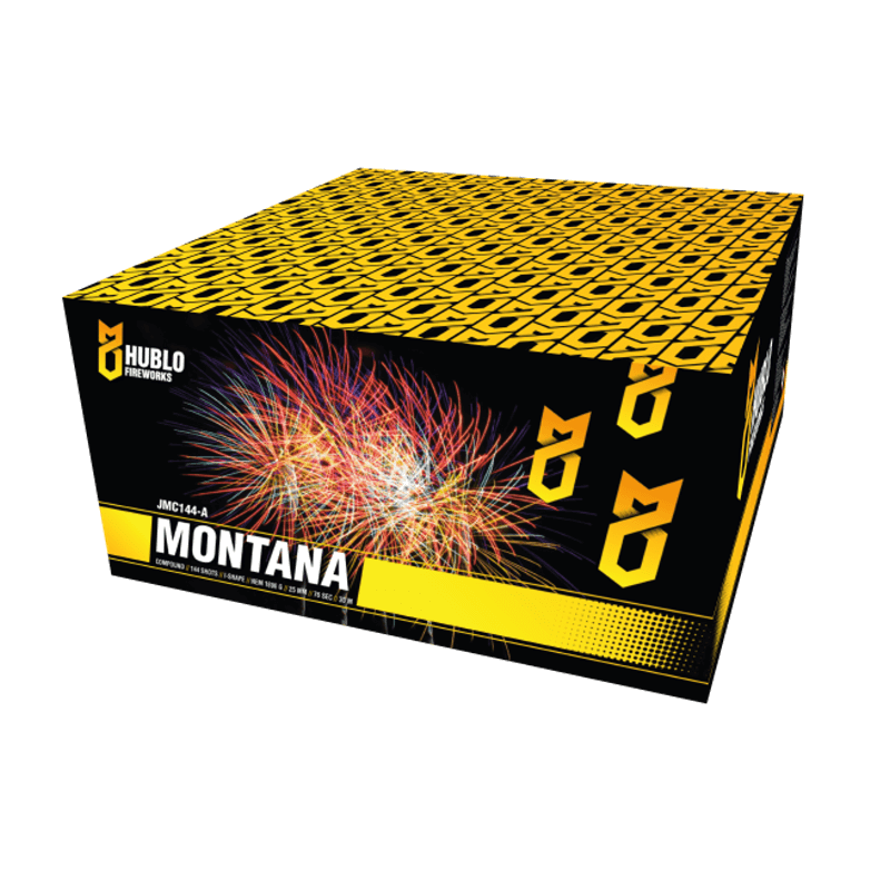 JMC144-A MONTANA Hublo Fireworks Stockholmerstrasse 6 48455 Bad Bentheim Vuurwerk Nieuws 2024