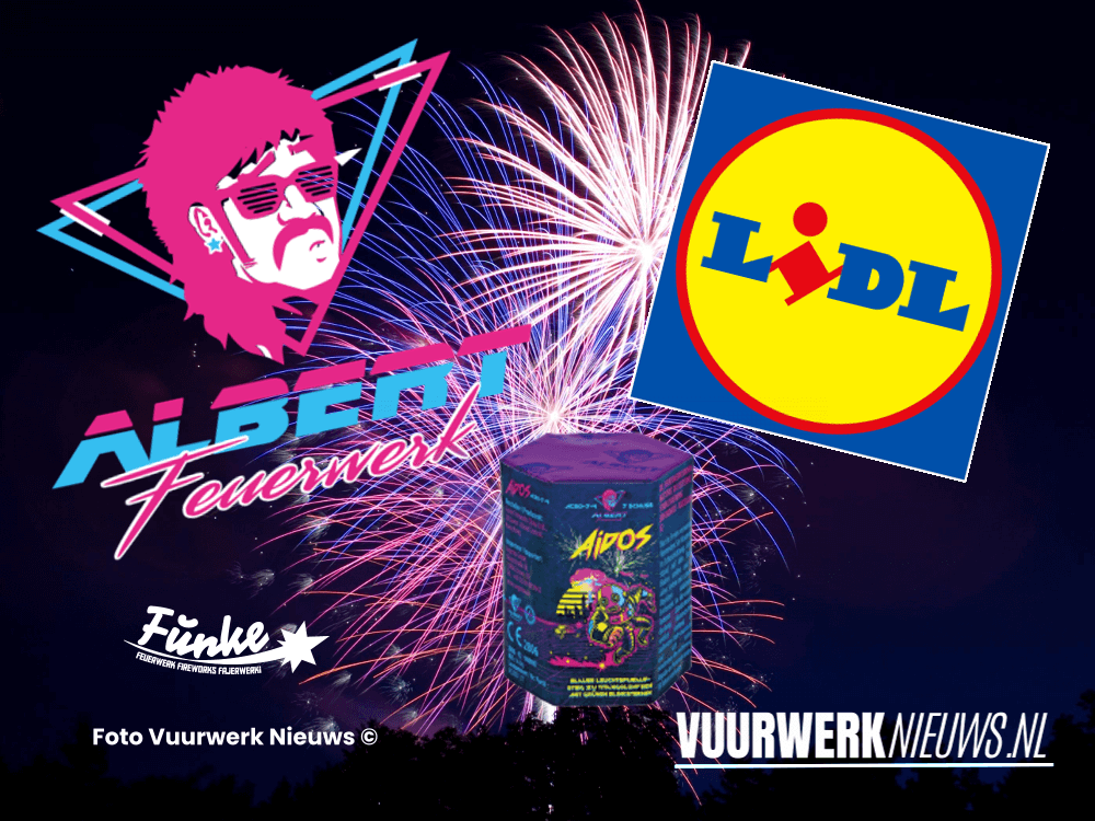 Albert Feuerwerk te koop bij Lidl in Duitsland Germany Vuurwerk nieuws 2024