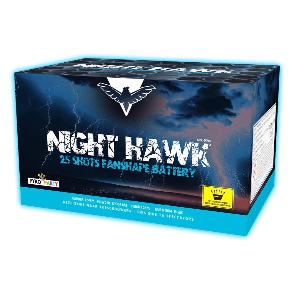 6003 nighthawk Hello Fireworks nieuw 2025 Vuurwerk Nieuws