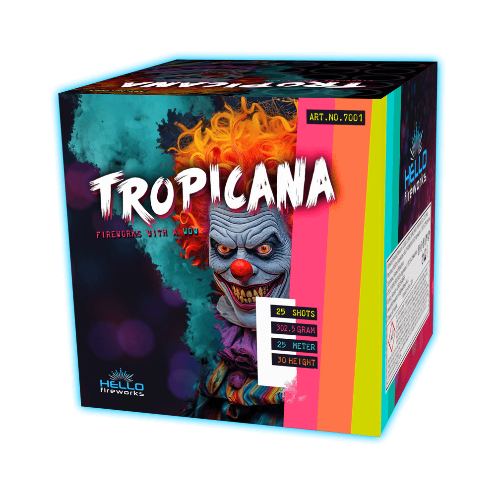 7001 tropicana Hello Fireworks nieuw 2025 Vuurwerk nieuws