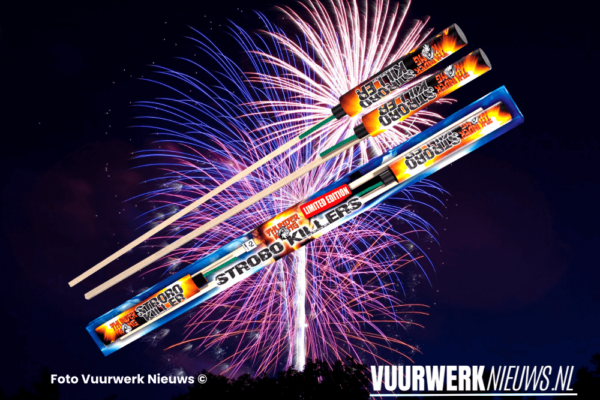 Lesli Feuerwerk komt met bizarste vuurwerk ooit Strobo killers Limited Edition 04208 Rocket Feuerpfeil Bombe