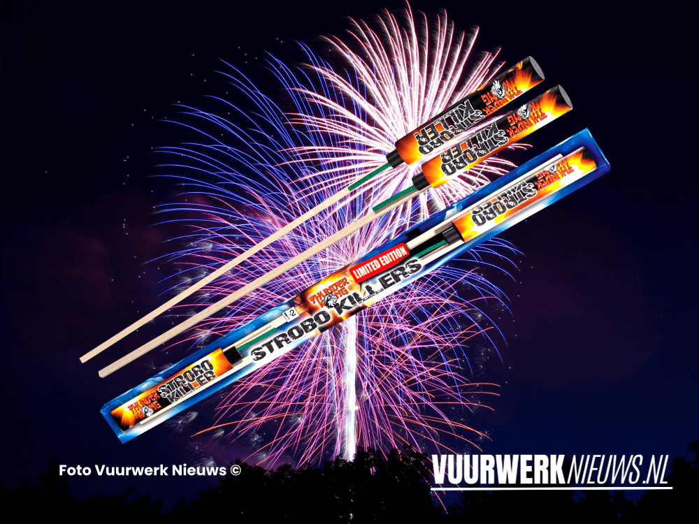 Lesli Feuerwerk komt met bizarste vuurwerk ooit Strobo killers Limited Edition 04208 Rocket Feuerpfeil Bombe